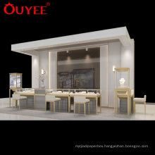 Ouyee Customized Luxury Jewelry Shop Interior Design Showcase Mall Jewelry Kiosks For Mall